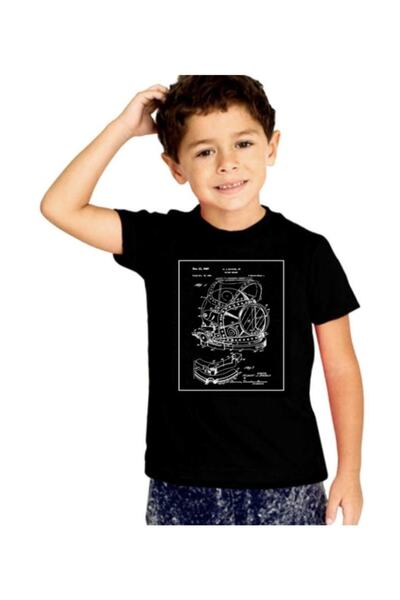 SCUBAPROMO Mark Five Patent Boy Black T-Shirt