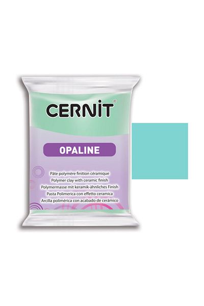 Cernit Opaline Polymer Clay 56g 640 Mint Green