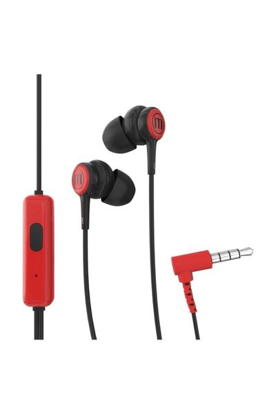 Maxell In-tips Căști Kırmızı Kulakiçi Mikrofonlu Kulaklık Tek Jaklı