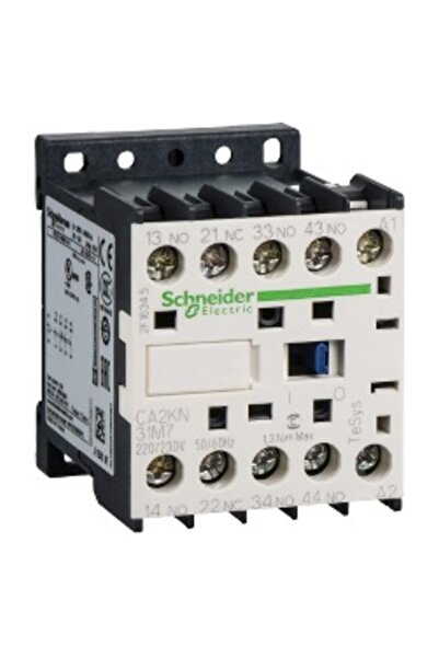 Schneider Electric Schneider Ca2kn31m7, Yardımcı Kontaktör, 220vac, 3na-1nk