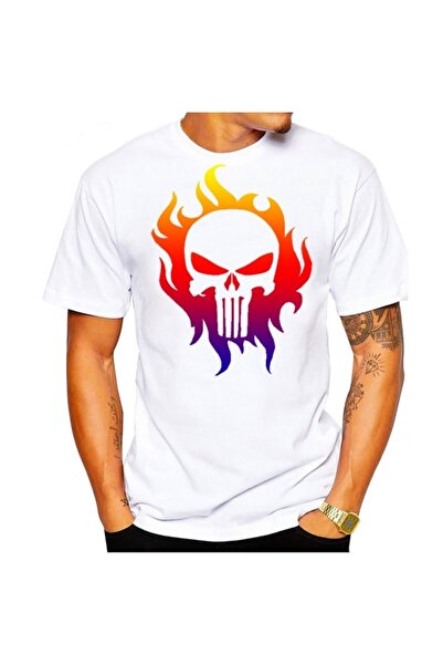 SCUBAPROMO Crvena muška majica Punisher