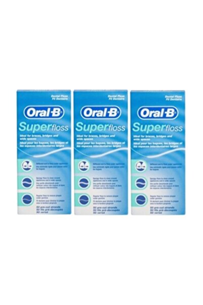 Oral-B Oral B Super Floss Diş Ipi 50 Adet X 3 Adet