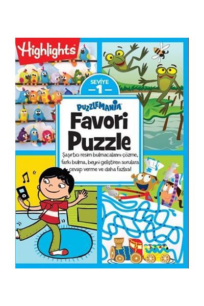 Highlights Puzzlemania Favorite Puzzle Set of 4