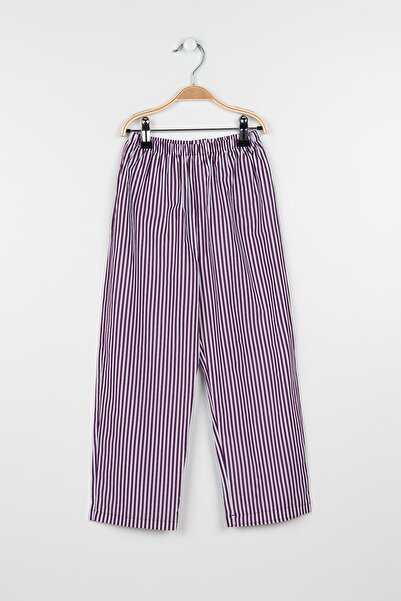 Pitti Girl Purple Striped Trousers 94001