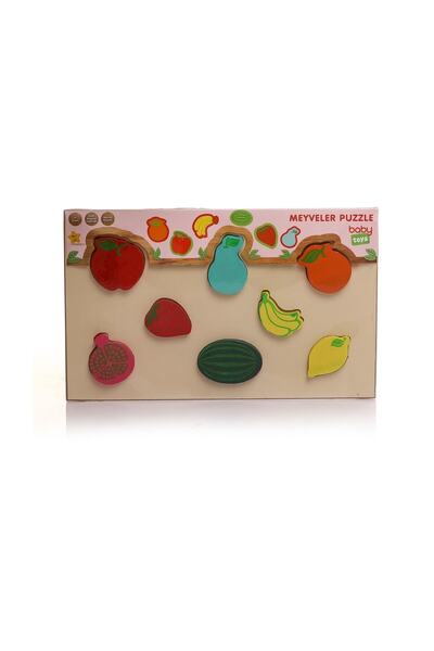 baby toys Ahşap Meyveler Puzzle /