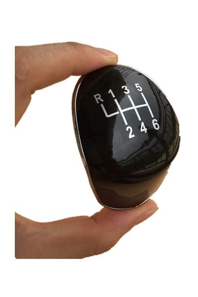 OEM Ford Mondeo Gear Shift Knob Chart 5/6 Gears 2007-2014 5 Gears Black