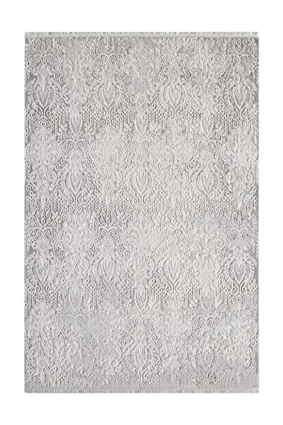 Royal Halı Lootus L006a Gri Kırık Beyaz Akrilik Salon Halısı