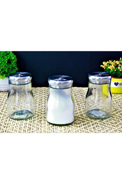 Ün-Ev 3-Piece Glass Spice Bowl
