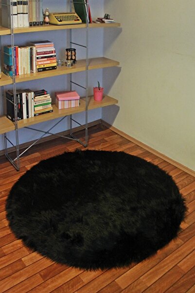 Tappeto Akrilik Suni Kuzu Post Halı Yuvarlak