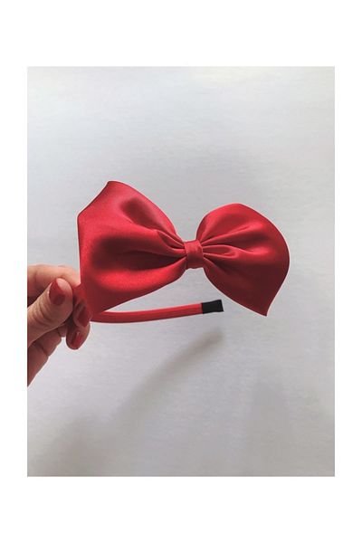 Yeşim Aksesuar Red Ribbon Crown, Red Maternity Crown