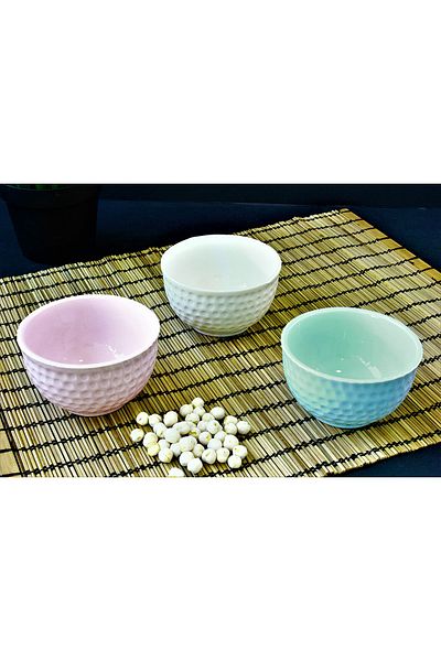Ün-Ev 6-Piece Round Souffle-cookie Bowl