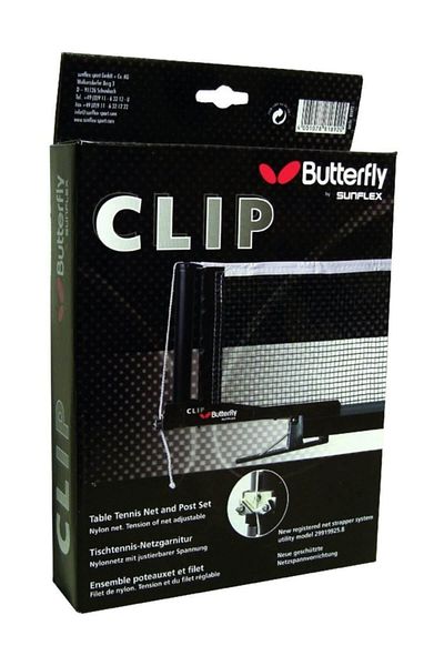 BUTTERFLY Net Post Set Clip Table Tennis Net Iron Set