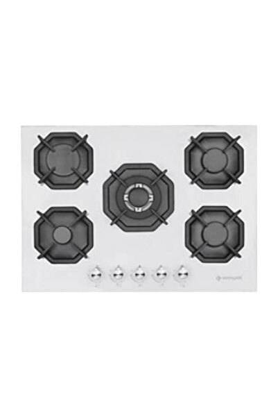 Eminçelik EMİNÇELİK EC-AH 2250 BW WG70 SNG BEYAZ 70 CM ANKASTRE OCAK WOKLU