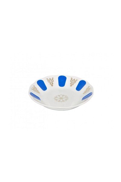 Porland Porcelain Blue Coffee Shop Tea Plate 6 Pieces Tea Plates