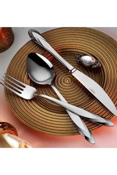 Erdem Elmas 18/10 30 Parça Çay Kaşıklı Yemek Seti(çay kaşıklı)