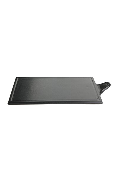 Porland Seasons Black Cheese Plate 30X18Cm 04Alm001688