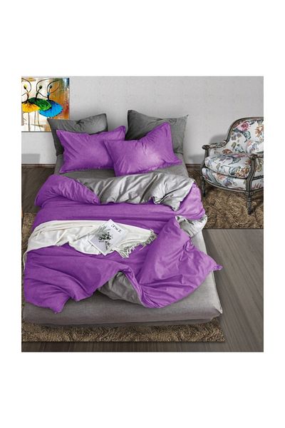 Always Fashion Deluxe Βαμβακερό Σετ Παπλωματοθήκη Ζευγάρι Φυσικό Βαμβάκι