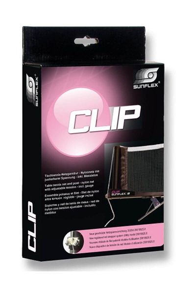 SUNFLEX Clip P.P. Table Tennis Net Iron Set