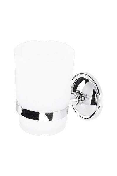 Saray Banyo حامل فرشاة أسنان كروم ناعم