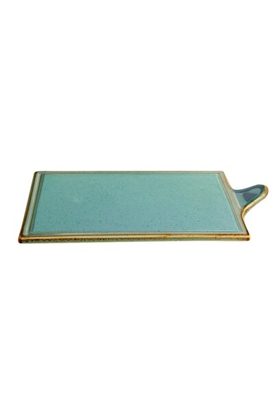 Porland Seasons Turquoise Cheese Plate 30X18Cm 04Alm001689
