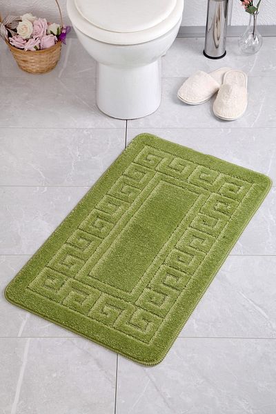 Confetti Ethnic 60X100 Green Bath Rug