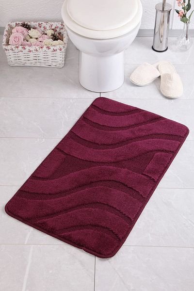 Confetti Symphony 60X100 Eggplant Bath Rug