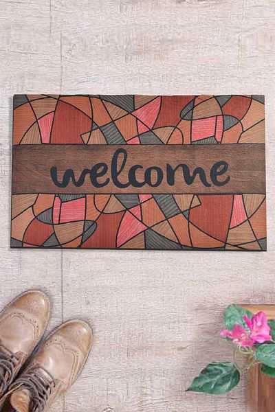 Chilai Home Come 45X70 cm Interior and Exterior Door Front Mats Pvc