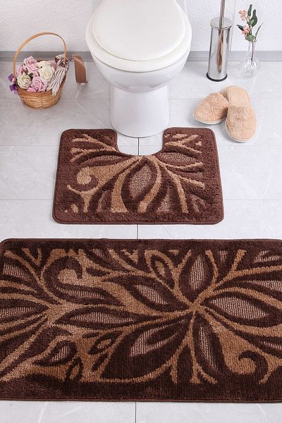 Confetti Lotus 50x60 cm BQ Brown Bath Rug