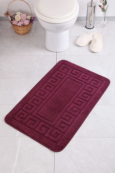 Confetti Ethnic 60X100 Eggplant Bath Rug