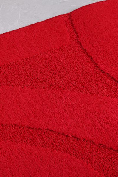 Confetti Symphony 60x100 50x60 cm BQ Red Bath Rug