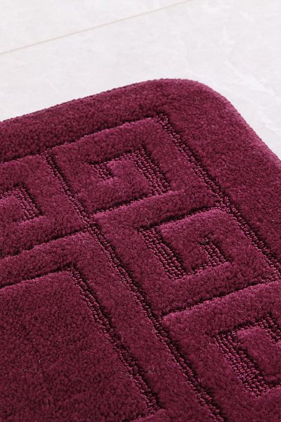 Confetti Ethnic 60X100 Eggplant Bath Rug