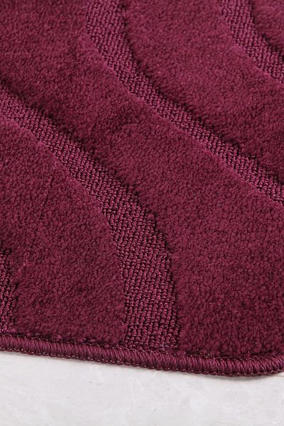 Confetti Symphony 50X80 Eggplant Bath Rug
