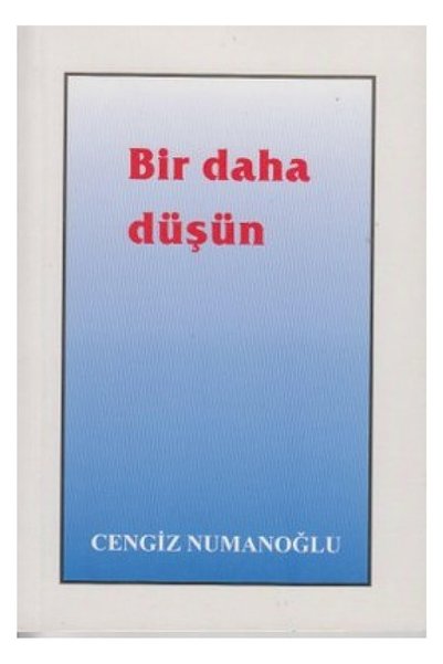 Sahhaflar Kitap Sarayı Bir Daha Düşün Cengiz Numanoğlu