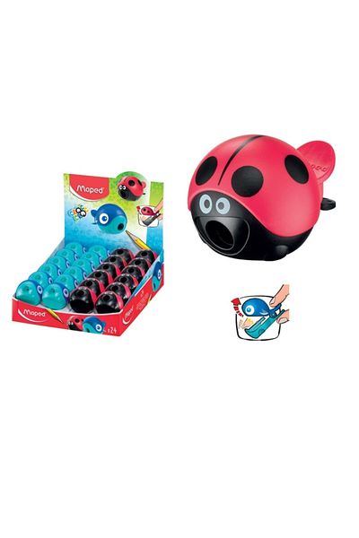 Maped Croc Croc Easy Single Hole Pencil Sharpener (Pack of 24)3154140181130