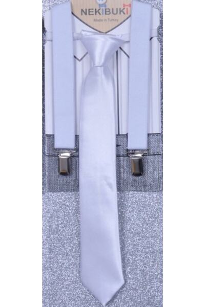 Genel Markalar Erkek Çocuk Kravat Pantolon Askı Seti