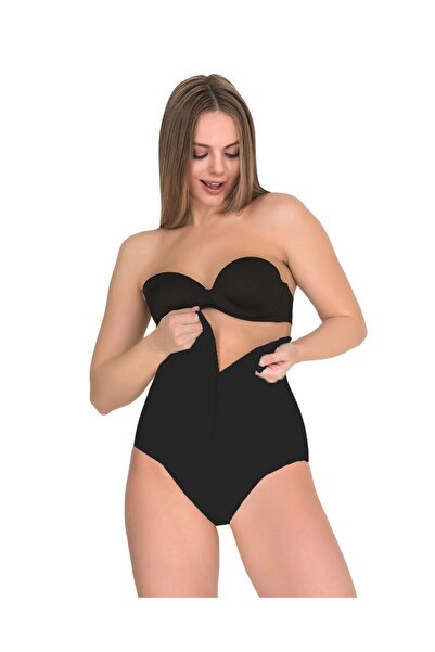 Form Time Γυναικείο Agraph Ψηλόμεσο Plus Size Μαύρο Slip Corset 1108