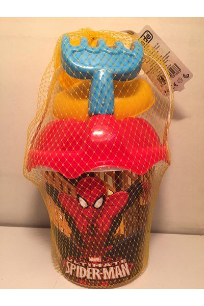 Dede Oyuncak Red Spiderman Printed Beach Toy