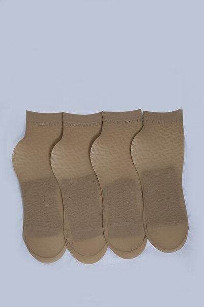 CUBBUX Σετ 4 κοντές κάλτσες με σχέδια