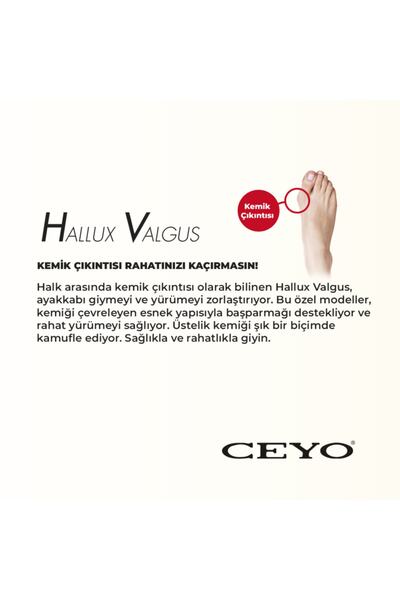 Ceyo Women's Winter Slippers for Bone Protrusion 9863-7