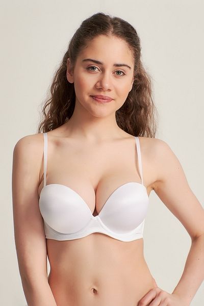 Pemilo Sutien de bază fără bretele pentru femei 7101316 alb