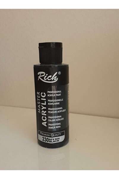 Rich Rıch Master Akrilik Boya / 230 Siyah / 120ml