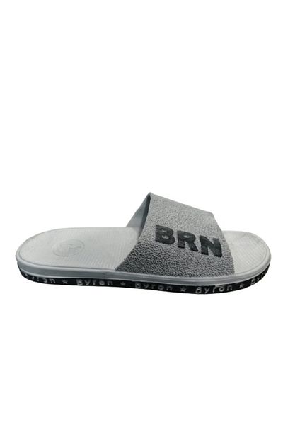 Byron Unisex Brn B050-10 Γκρι αντιολισθητική σόλα Sea Beach Pool καθημερινές παντόφλες περπατήματος