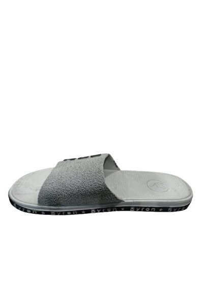 Byron Unisex Brn B050-10 Gray Non-Slip Sole Sea Beach Pool Daily Walking Slippers