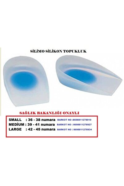başarı ortopedi Yumuşak Topukluk Silkon Topuk Yastığı