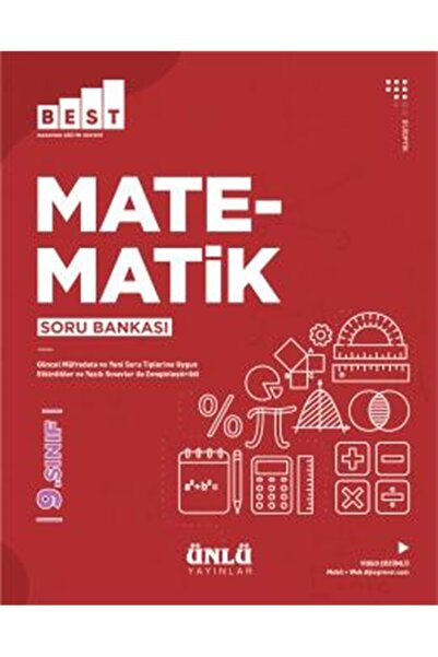 Ünlü Yayınları 9.sınıf Matematik Soru Bankası Best -