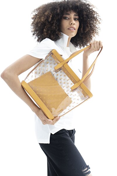 United Colors of Benetton Γυναικεία κίτρινη τσάντα ώμου Benetton Mustard Bnt508