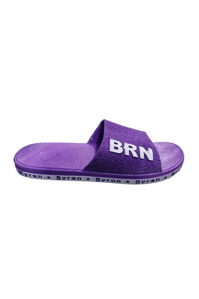 BRN B052-10 Women's Lilac Non-Slip Sole Sea Beach Daily Walking Slippers