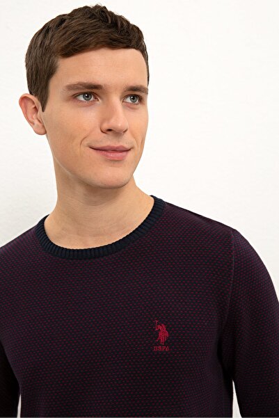 U.S. Polo Assn. Lacivert Erkek Kazak