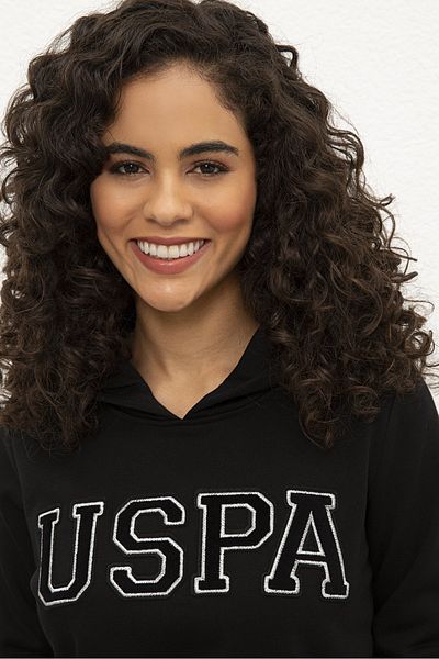 U.S. Polo Assn. Hanorac negru de damă