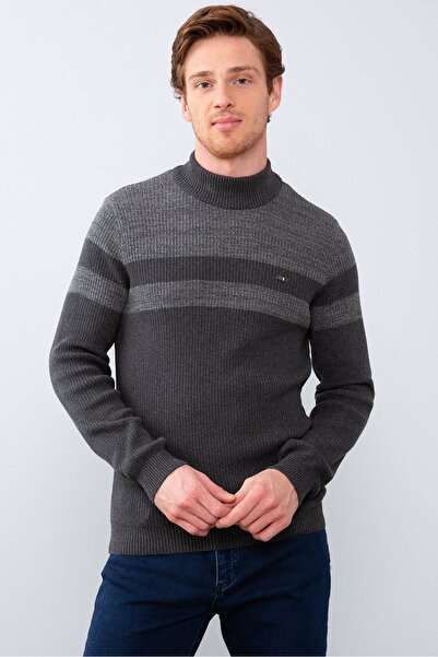 U.S. Polo Assn. Gri Erkek Kazak